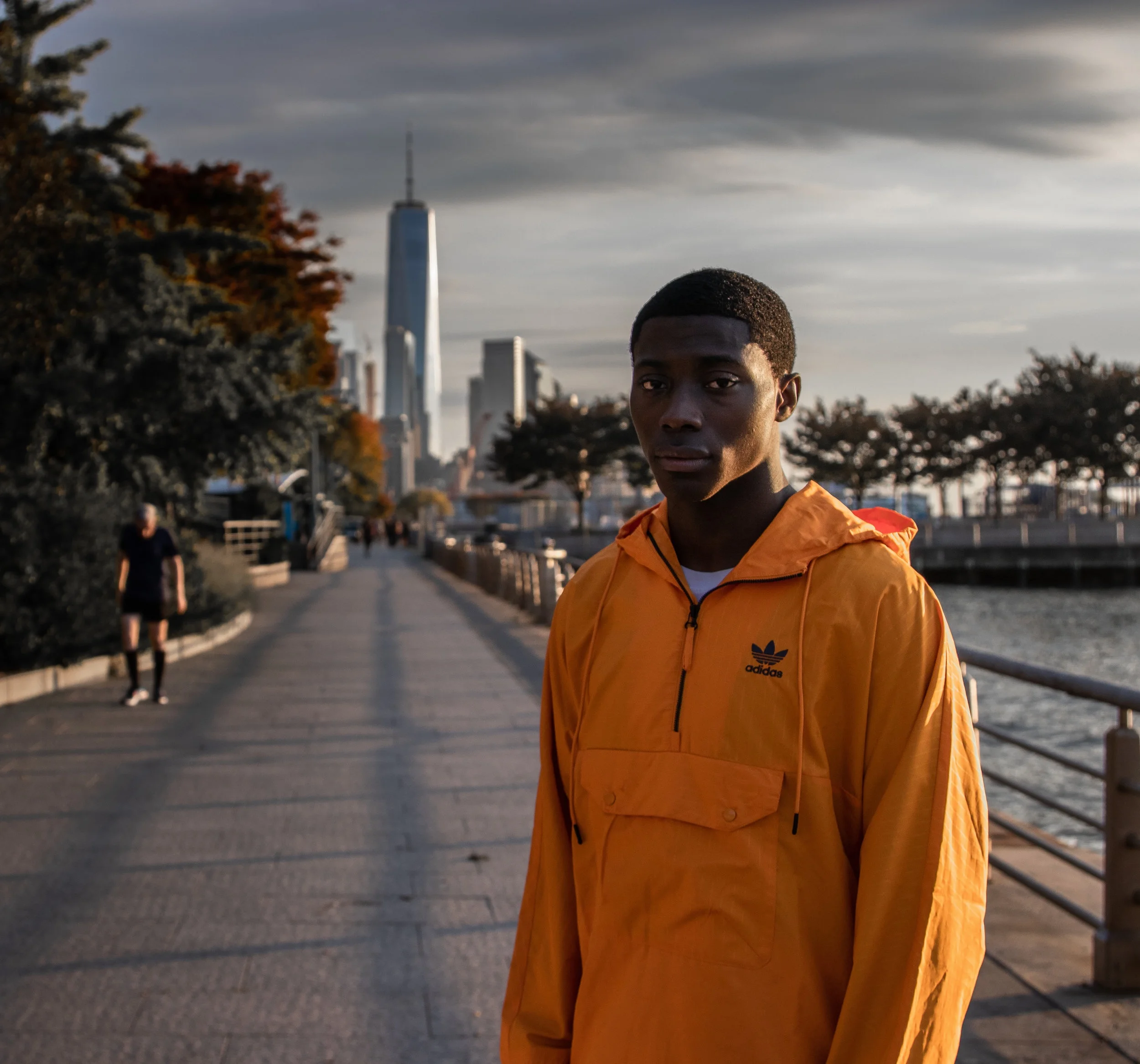Adidas hip packable jacket yellow online